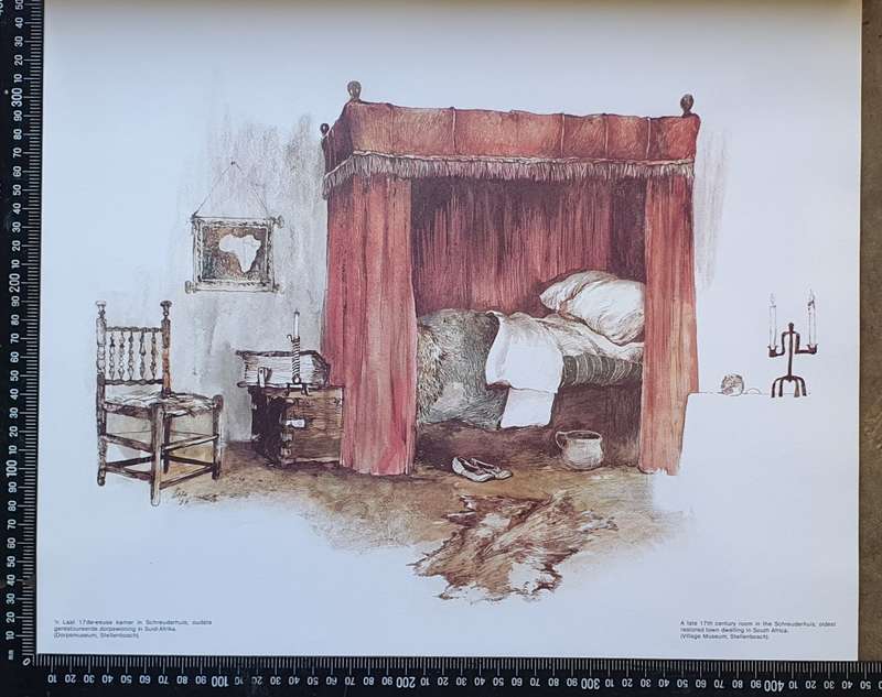 Print of a painting by Coza Coetzee as per photo