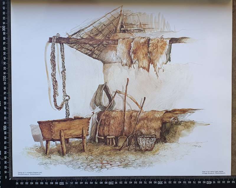 Print of a painting by Coza Coetzee as per photo