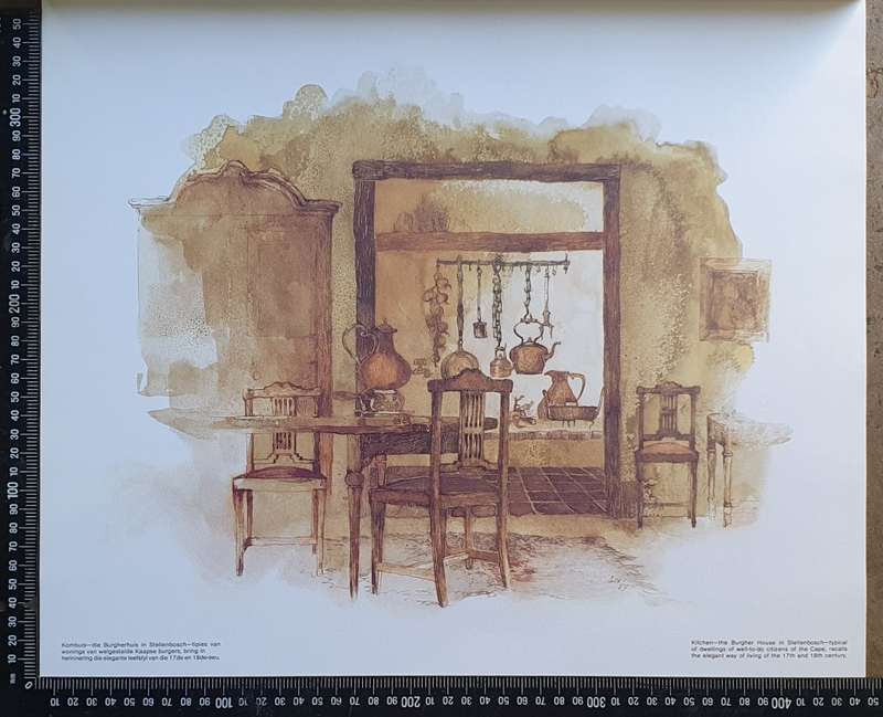 Print of a painting by Coza Coetzee as per photo