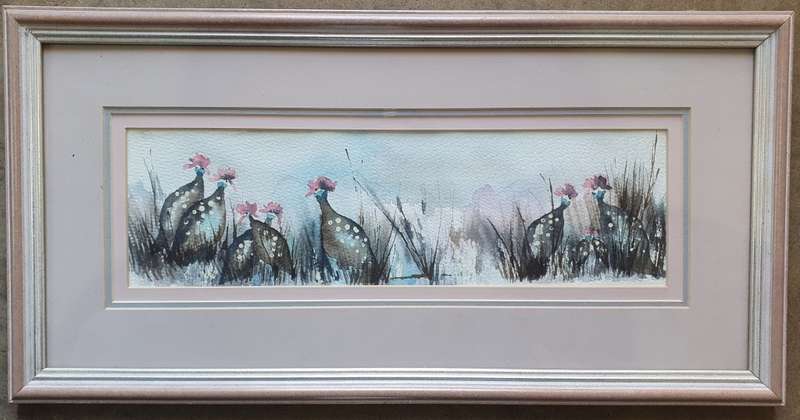 Original framed watercolour painting by E. du Toit (not signed) as per photos