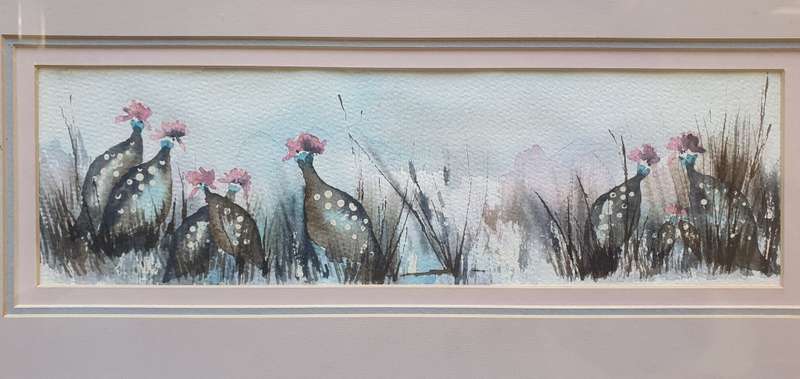 Original framed watercolour painting by E. du Toit (not signed) as per photos