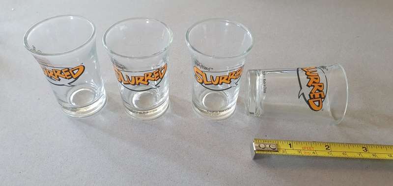 4 SLURRED shooter glasses