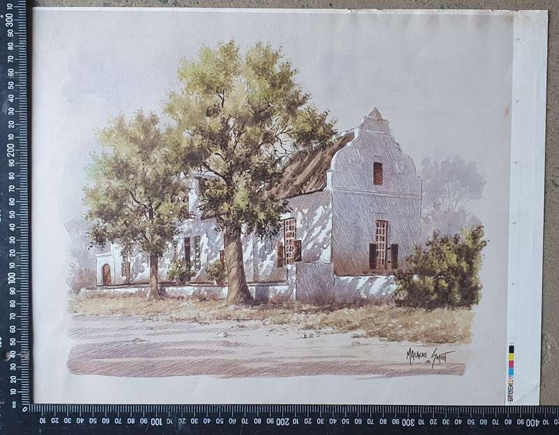 Print of a painting by MALACHI SMITH as per photo