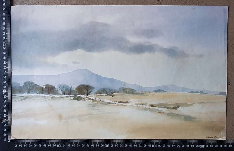 Old print of a painting by RICHARD RENNIE as per photo