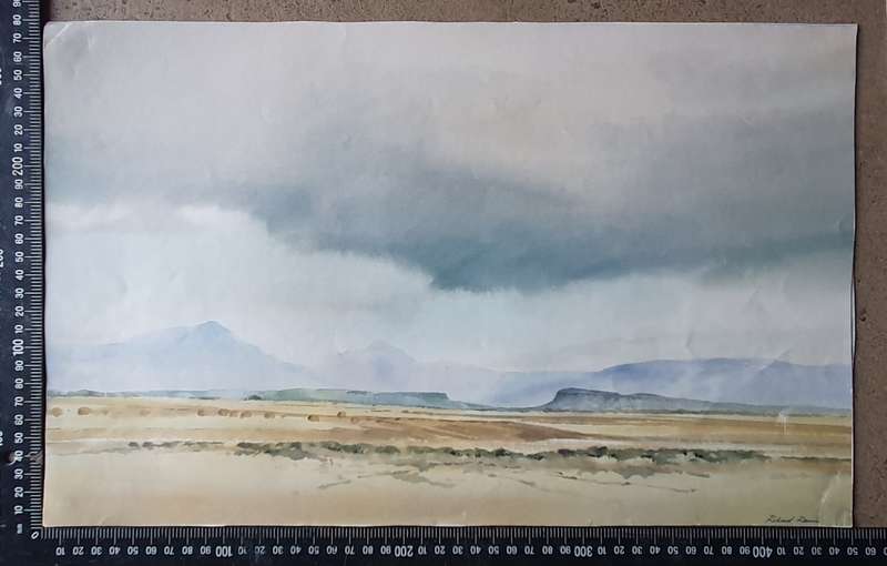 Old print of a painting by RICHARD RENNIE as per photo