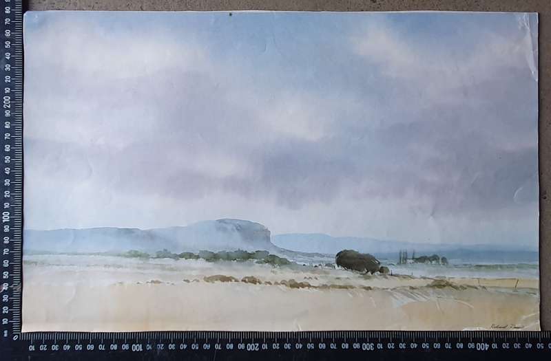 Old print of a painting by RICHARD RENNIE as per photo