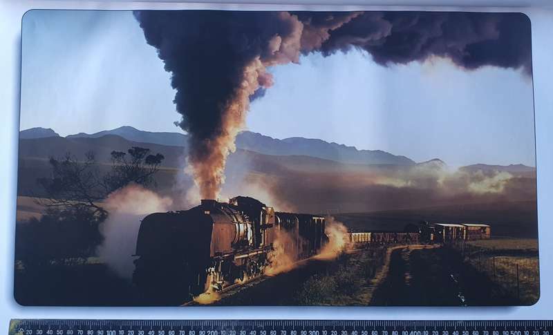 Print of a Steam locomotive as per photo