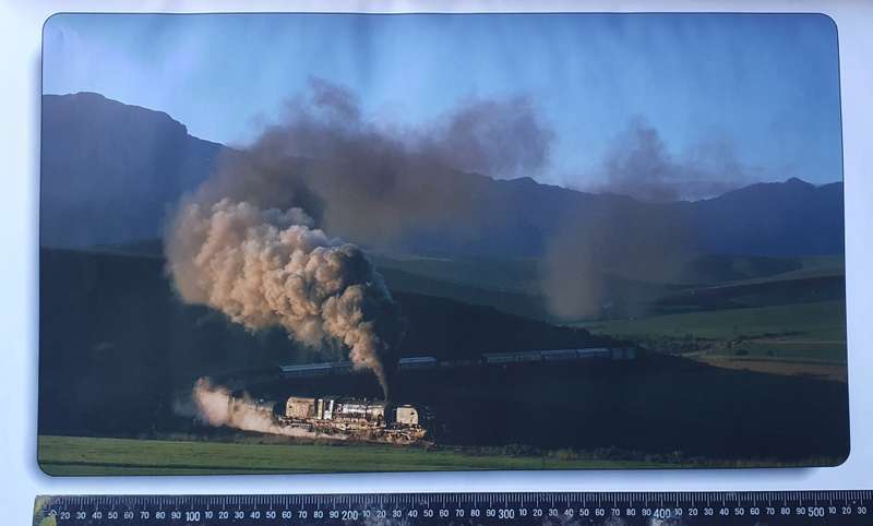 Print of a Steam locomotive as per photo