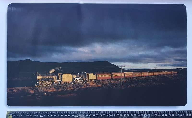 Print of a Steam locomotive as per photo
