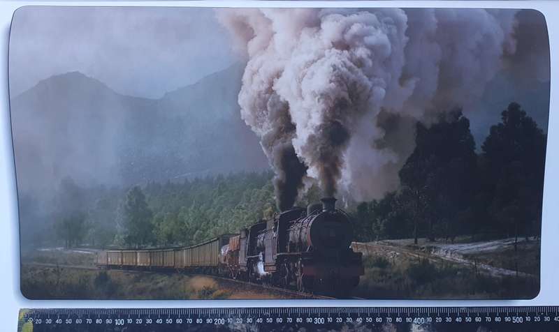 Print of a Steam locomotive as per photo