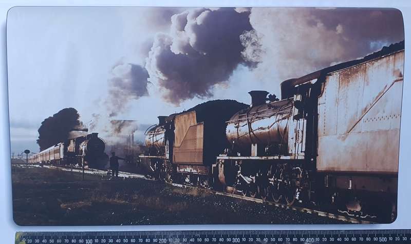 Print of a Steam locomotive as per photo