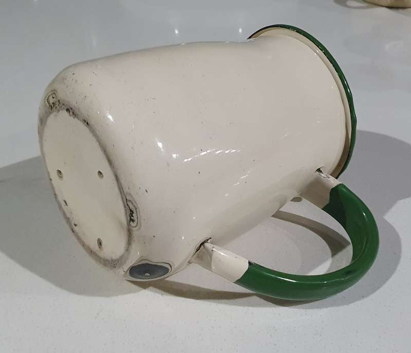 Vintage medium Enamel jug as per photo