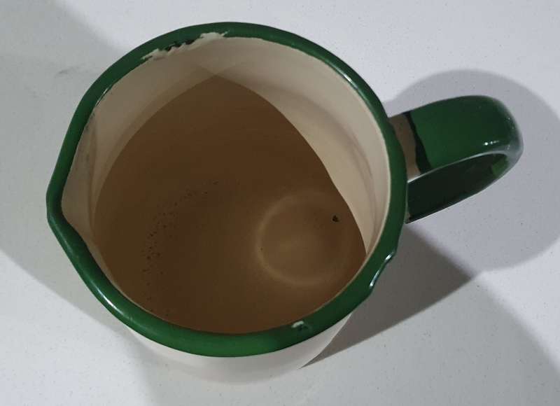 Vintage medium Enamel jug as per photo
