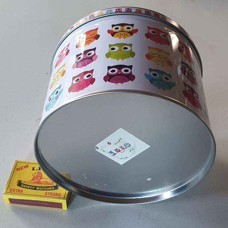 OWLS tin as per photos