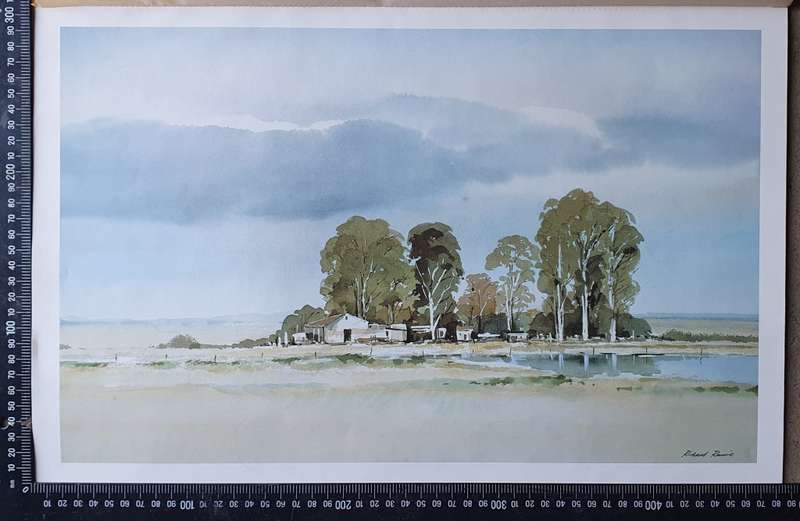 Print of a painting by RICHARD RENNIE as per photo