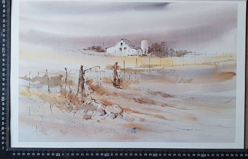 Print of a painting by HULLEY as per photo