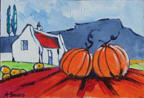 Original acryl painting by A. Beukes