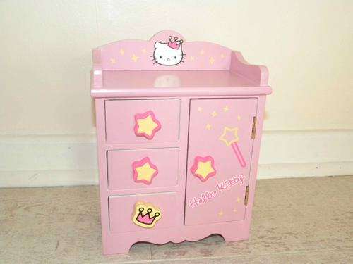 Imported pink Hello Kitty jewellery cupboard