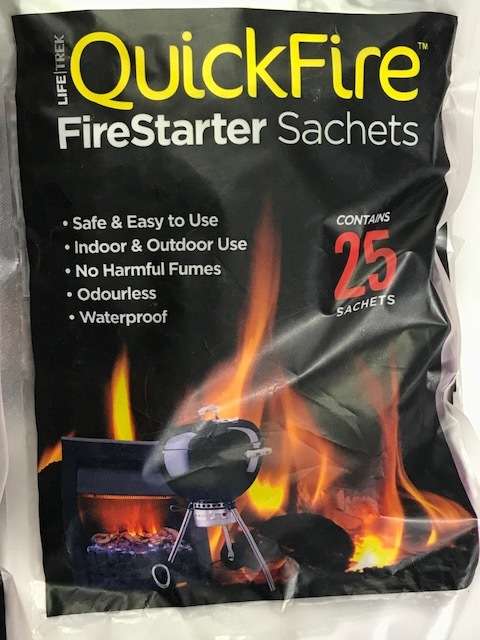 10 Packs of Quick Fire Sachets (1 bid for all 10) - CLEARANCE SALE      (#40)