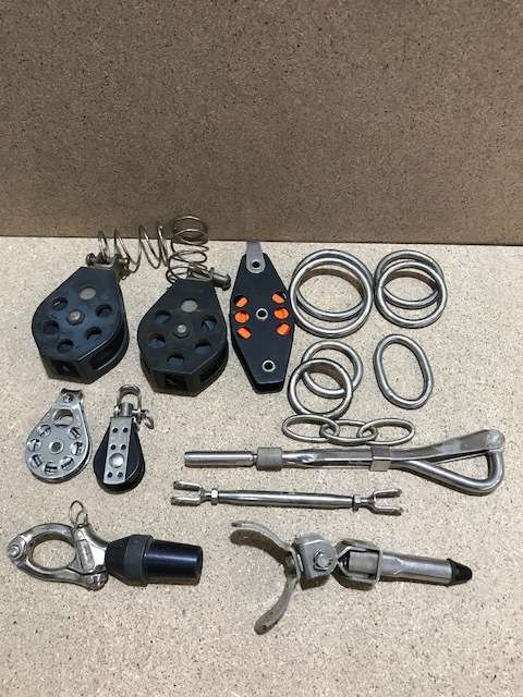 LOT of random yachting rigging odds - CLEARANCE SALE