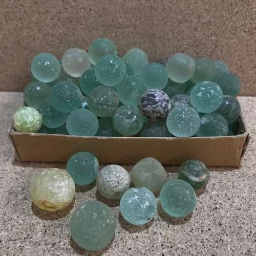 *BLACK FRIDAY* -  Collection of 84 Vintage Codd marbles (round/square)