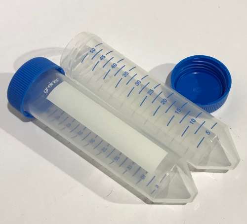 23 x Greiner Medical 50ml Pointed Test Tubes with Lids