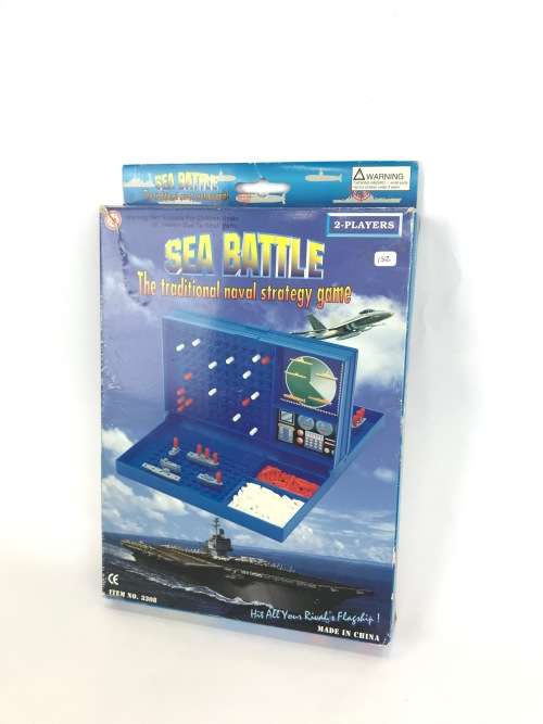 Vintage Sea Batlle Boardgame - The Traditional Naval Strategy Game