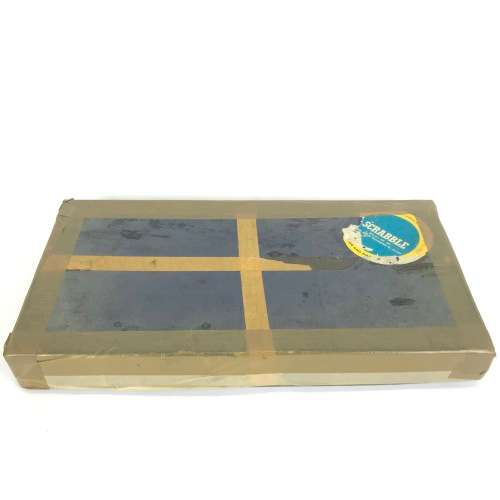 Vintage Scrabble boardgame from the late 50's or early 60's, with wooden letter pieces