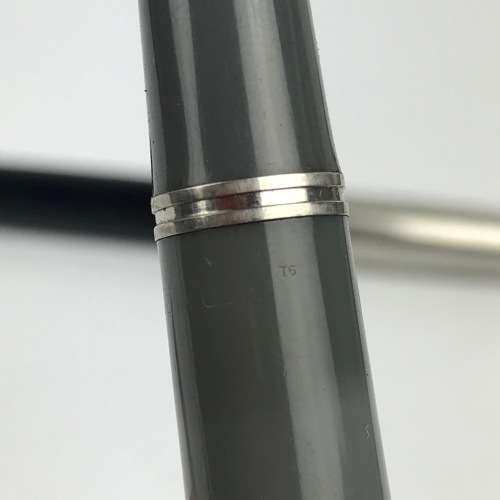 Parker "51" Vacumatic Made in U.S.A. (T6) - Vintage vacumatic filling fountain pen - Navy Gray barre
