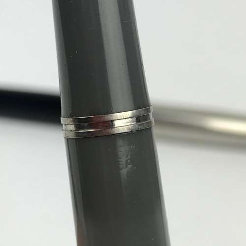 Parker "51" Vacumatic Made in U.S.A. (T6) - Vintage vacumatic filling fountain pen - Navy Gray barre