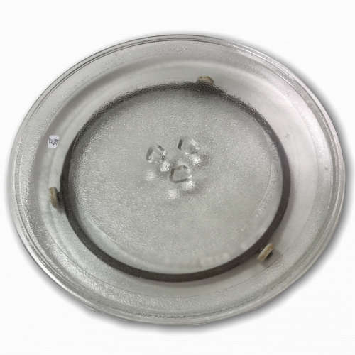 Universal Microwave Glass Plate Y86 25.5cm, with wheel ring