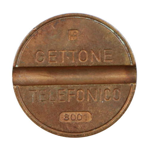 1971-1980 Italy Telephone Token 8001 - Gettone Telefonico IPM