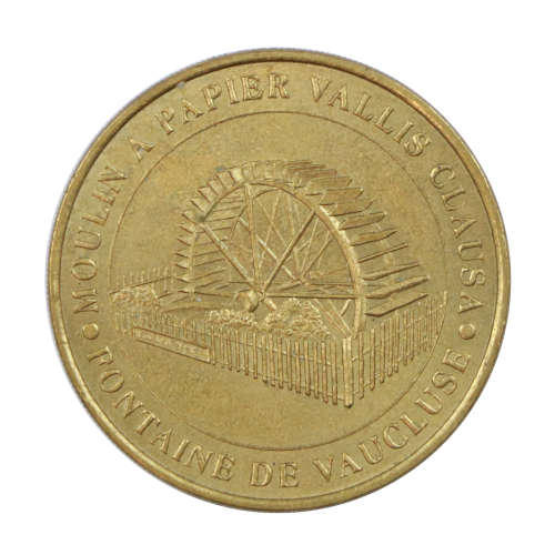 2002-2004 France Medal collection - Monnaie de Paris Tourist Token - Fontaine de Vaucluse