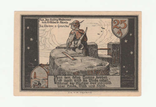 1920 Germany Gransee 25 Pfennig