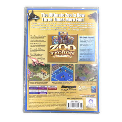 Zoo Tycoon Complete Collection: Includes Zoo Tycoon, Dino Digs and Marina Mania (PC DVD)
