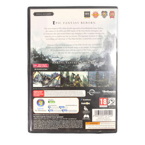 The Elder Scrolls V Skyrim (PC DVD)