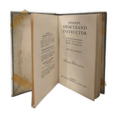 Pitman's Shorthand Instructor New Era Edition 1935 Hardcover