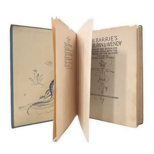 Peter Pan and Wendy By: J. M. Barrie, illustrated by Mabel Lucie Attwell, Ninth Impression 1961