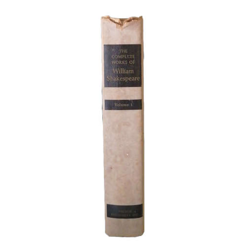 The Complete Works Of Shakespeare Arranged In Their Chronological Order Edited by W. G. Clark