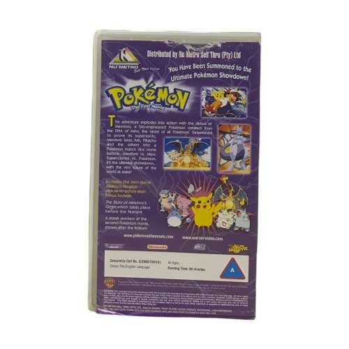 Pokemon The First Movie VHS