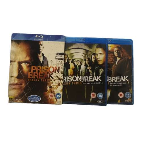Prison Break Season 3 Blu-Ray Dvd Boxset