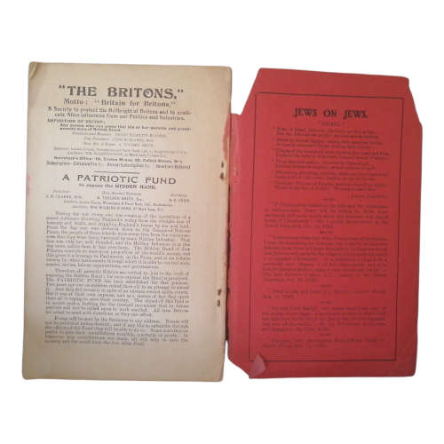 England Under The Heel Of The Jew- A Tale Of Two Books edited by Dr. J. H. Clarke 1921 Softcover