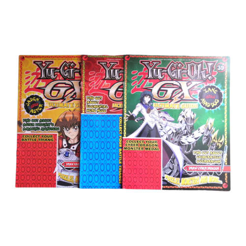 Yu-Gi-Oh! GX Ultimate Guide 37 Magazine Set With 2 Posters 2004 Softcover