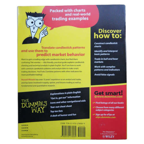 Candlestick Charting For Dummies by Russell Rhoads 2008 Softcover