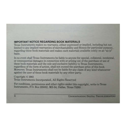 Understanding Digital Troubleshooting by Don L. Cannon 1983 Softcover