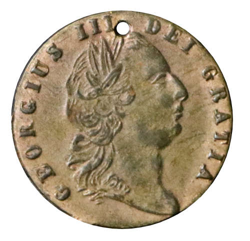 1788 Half Spade Guinea Gaming Token - George III Good old Days