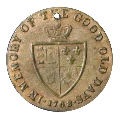1788 Half Spade Guinea Gaming Token - George III Good old Days