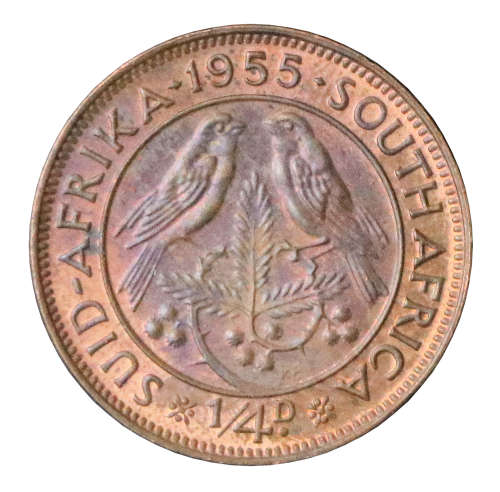1955 South Africa 1/4 Penny