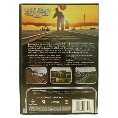 Railroad Tycoon 3 PC (CD)