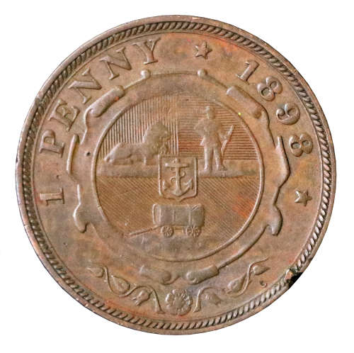 1898 South Africa ZAR 1 Penny